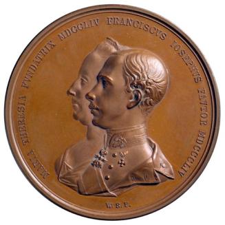 Medaille auf das 100jährige Jubiläum der k. u. k. Orientalischen Akademie (1754–1854), 1854, Me ...