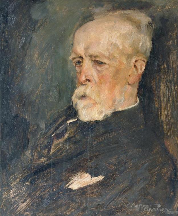 Wilhelm Victor Krausz, Der Maler Eduard Zetsche, Öl auf Holz, 60 x 46 cm, Belvedere, Wien, Inv. ...