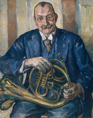 Broncia Koller-Pinell, Prof. Karl Stiegler, 1932, Öl auf Leinwand, 92 x 73 cm, Belvedere, Wien, ...