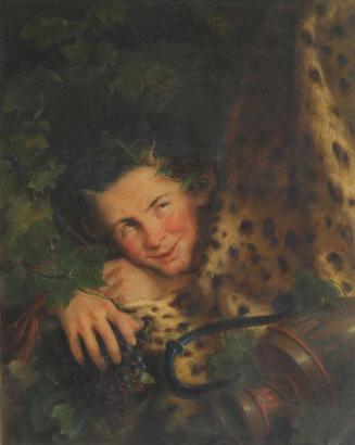 Friedrich Schilcher, Satyr (Bacchant), Öl auf Leinwand, 68,5 x 55,5 cm, Belvedere, Wien, Inv.-N ...