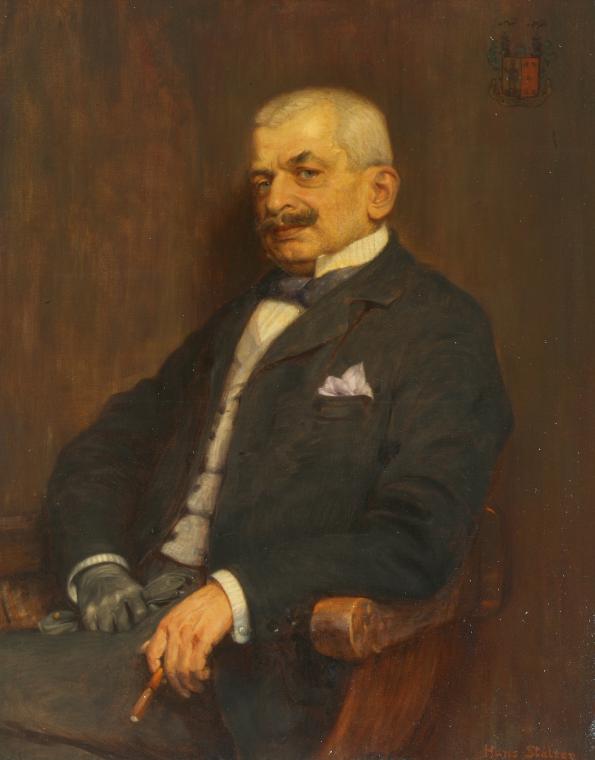 Hans Stalzer, Baron Breyer, Öl auf Leinwand, 94 x 73 cm, Belvedere, Wien, Inv.-Nr. 3813