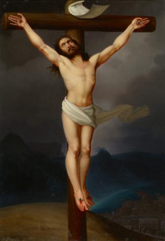 Anton Depauly (De Paulj), Christus am Kreuz, 1841, Öl auf Leinwand, 94,3 x 65,7 cm, Belvedere,  ...