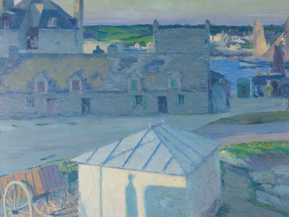 Max Kurzweil, Der Hafen von Concarneau, um 1900, Öl auf Leinwand, 60 x 82 cm, Wien, Belvedere,  ...