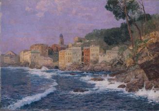 Alfred Zoff, Stadt an der Riviera, um 1897, Öl auf Leinwand, 76 x 109 cm, Belvedere, Wien, Inv. ...