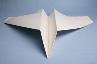 Michael Kienzer, Flyer, 2000, Gefaltetes Büttenpapier in Karton, 80 x 67 x 11,5 cm, Belvedere,  ...