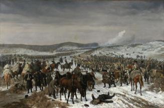 Fritz L'Allemand, Die Schlacht bei Oeversee am 6. Februar 1864 (Szene aus dem Schleswig-Holstei ...