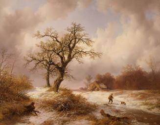 Remigius Adrianus van Haanen, Winterlandschaft, 1853, Öl auf Leinwand, 53 x 68,5 cm, Belvedere, ...