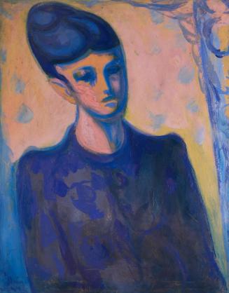 Paul Otto Haug, Weibliches Bruststück - Paraphrase auf Cezanne, 1944, Öl auf Leinwand, 84 x 68  ...