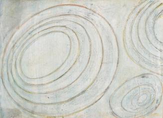 Hildegard Joos, Ohne Titel, undatiert, Mischtechnik auf Papier, 44 x 60 cm, Belvedere, Wien, In ...