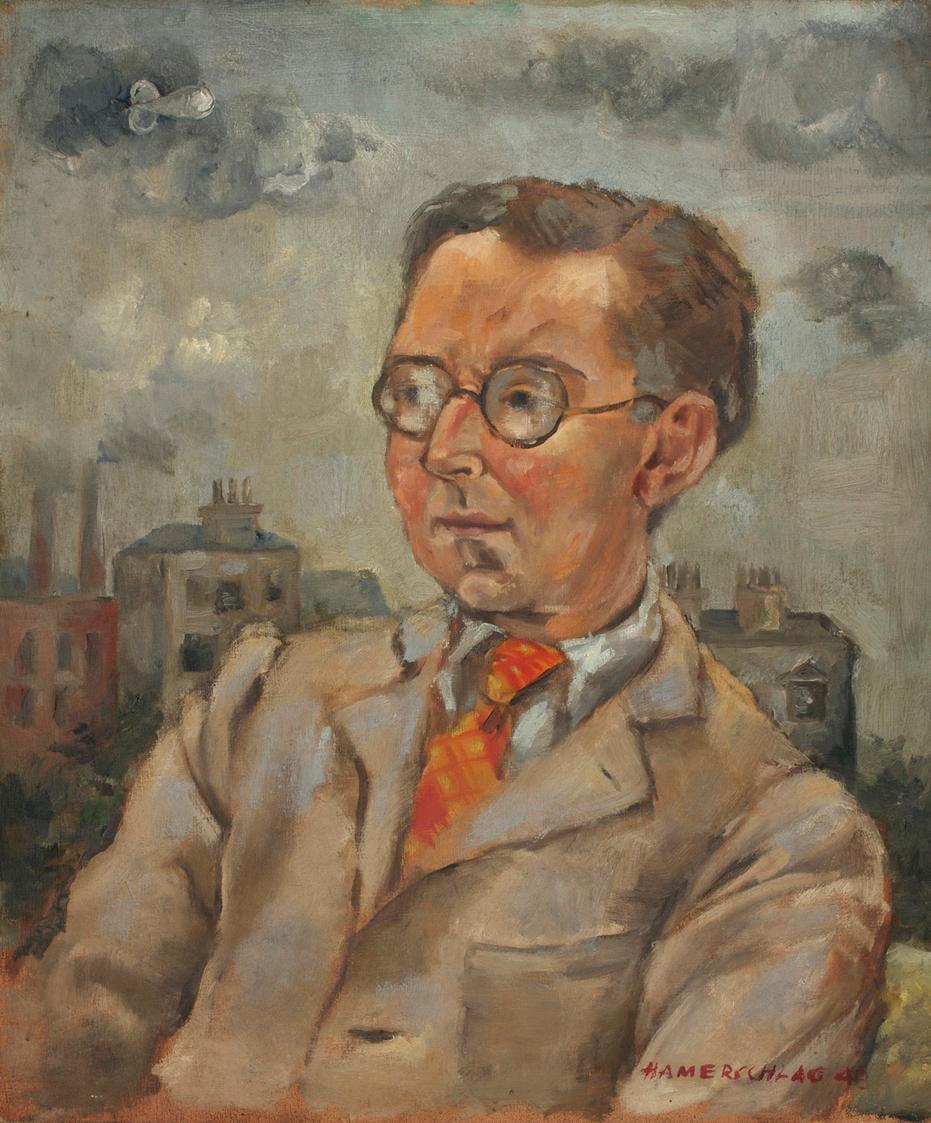 Margarete Hamerschlag, Porträt Peter Stone, 1943, Öl auf Leinwand, 61 x 51 cm, Belvedere, Wien, ...