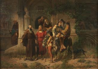 Johann Till d. Jüngere, Heimkehrende Kreuzfahrer, 1864, Öl auf Leinwand, 146 x 209 cm, Belveder ...