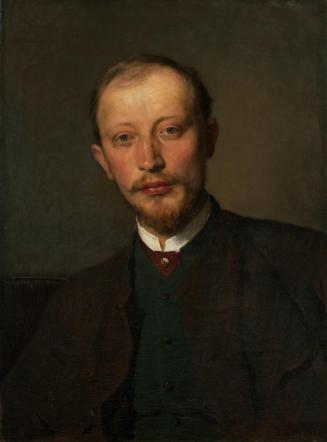 Ernst Stöhr, Der Maler Franz Jaschke, 1887, Öl auf Leinwand, 62 x 46 cm, Belvedere, Wien, Inv.- ...