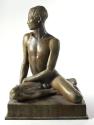 Hermann Haller, Abessinischer Knabe, um 1922, Bronze, 97 x 72 x 67 cm, Belvedere, Wien, Inv.-Nr ...