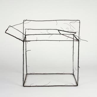 Fritz Panzer, Cadeau, 2008, Draht, 38 x 49,5 x 42 cm, Belvedere, Wien, Inv.-Nr. 9917