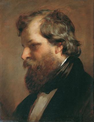 Friedrich von Amerling, Der Maler Carl Rahl, 1847, Öl auf Leinwand, 49 × 38 cm, Belvedere, Wien ...