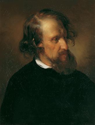 Friedrich von Amerling, Der Maler und Lithograf Josef Kriehuber (1800–1876), 1853, Öl auf Leinw ...