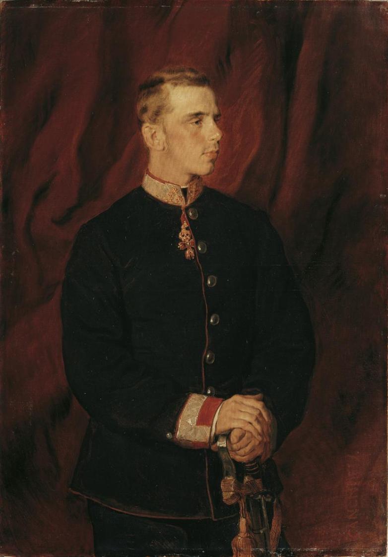 Hans Canon, Kronprinz Rudolf, 1879, Öl auf Leinwand, 123 x 86,5 cm, Leihgabe aus Privatbesitz,  ...