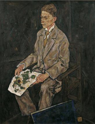 Egon Schiele, Dr. Franz Martin Haberditzl, 1917, Öl auf Leinwand, 140 x 110 cm, Belvedere, Wien ...