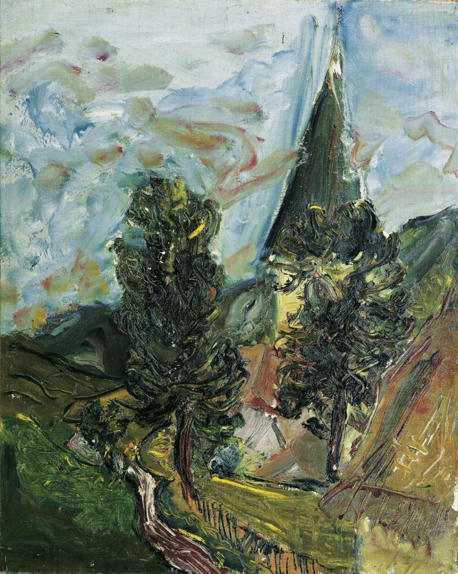Jean Egger, St. Martin am Silberberg, 1929, Öl auf Leinwand, 79 x 63 cm, Belvedere, Wien, Inv.- ...