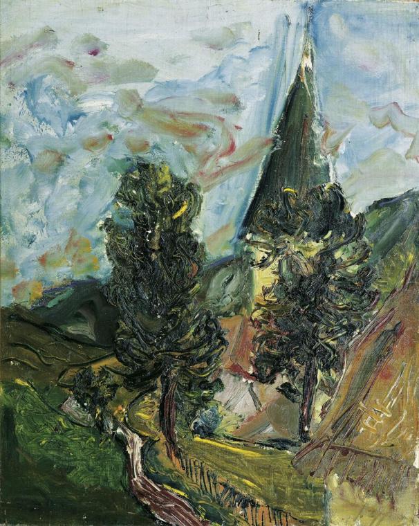 Jean Egger, St. Martin am Silberberg, 1929, Öl auf Leinwand, 79 x 63 cm, Belvedere, Wien, Inv.- ...