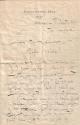 Gustav Klimt, Brief von Gustav Klimt an Emilie Flöge, 3.9.1898, Feder in schwarzer Tusche auf P ...