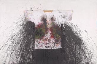 Hermann Nitsch, Charlotte_11, 2011, Acryl und Hemd auf Jute, ungerahmt: 200 × 300 × 7,5 cm, Bel ...