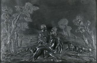 Jakob Gabriel Mollinario, Venus und Adonis, um 1755/1760, Blei, 69,5 x 104 cm, Belvedere, Wien, ...
