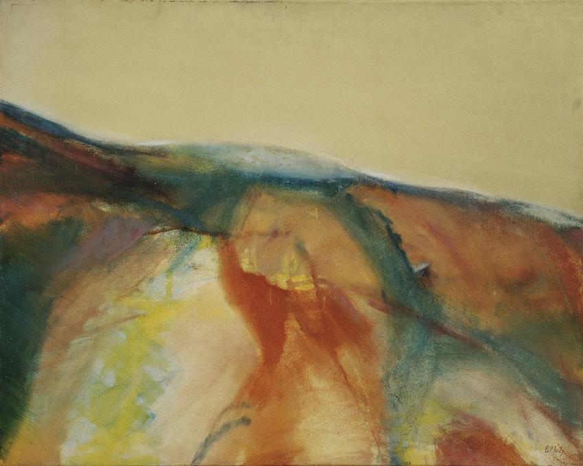 Elga Maly, Südliche Landschaft, undatiert, Öl auf Leinwand, 80 x 100 cm, Artothek des Bundes, D ...