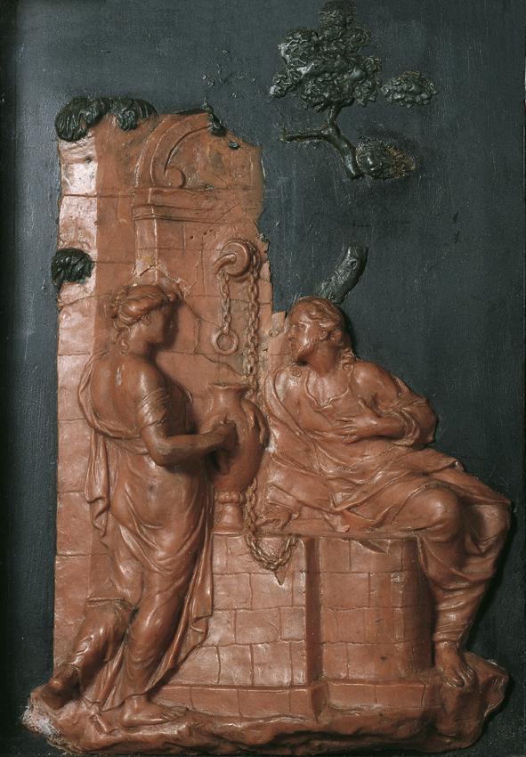 Christus und die Samariterin am Brunnen von Georg Raphael Donner
