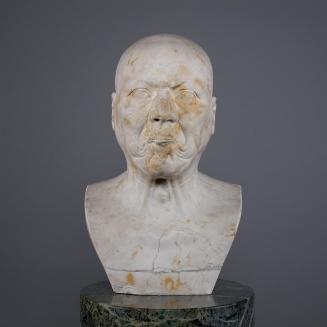 Franz Xaver Messerschmidt, Ein starker Arbeiter ("Charakterkopf" Nr. 40), 1771/1783, Weißer, fl ...