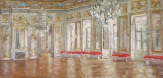 Aleksandr Sredin, Weißer Saal, um 1907, Öl auf Leinwand, 34,5 x 72,5 cm, Belvedere, Wien, Inv.- ...
