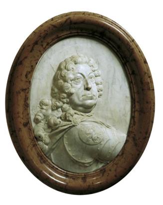 Georg Raphael Donner, Feldmarschall Gundacker Graf Althan, um 1736/1738, Marmor, Leihgabe der G ...