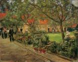 Max Liebermann, Spitalgarten in Edam, 1904, Öl auf Leinwand, 70,5 x 88,5 cm, Belvedere, Wien, I ...