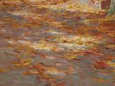 Olga Wisinger-Florian, Praterallee im Herbst, um 1900, Öl auf Leinwand, 171 x 211 cm, Belvedere ...