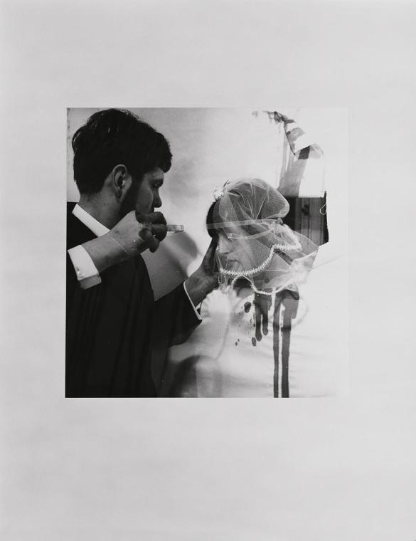 Rudolf Schwarzkogler, 1. Aktion, 1965, Fotografie, 34,5 × 33,5 cm, Belvedere, Wien, Inv.-Nr. 88 ...