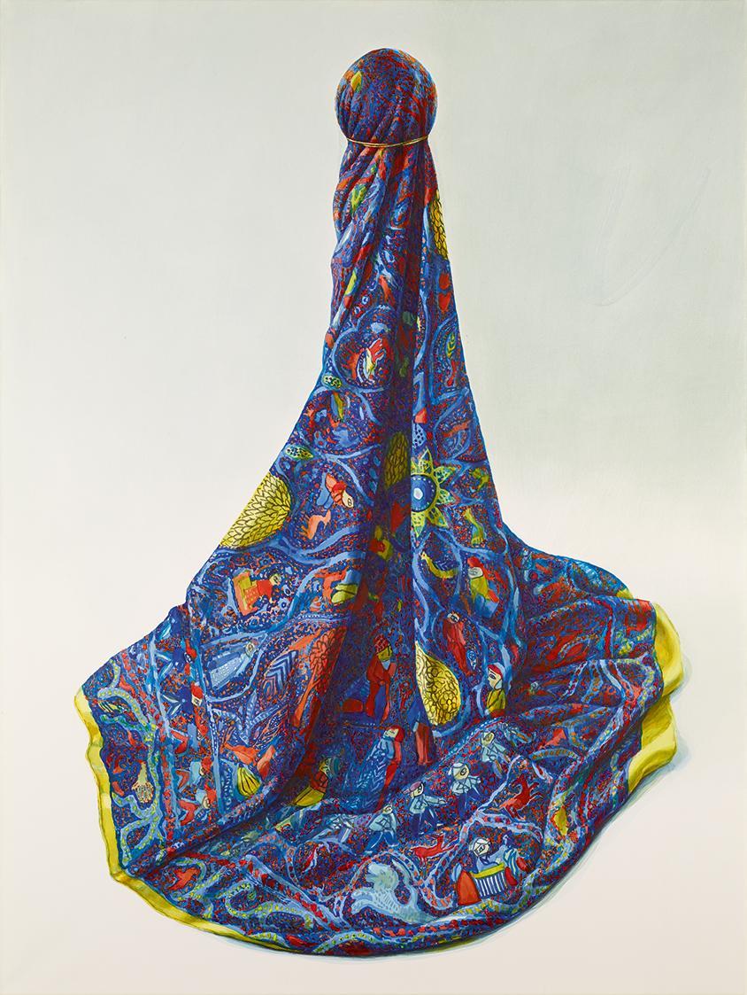 Alina Kunitsyna, Monada, 2014, Tusche auf Papier, 120 × 90 cm, Belvedere, Wien, Inv.-Nr. 11171