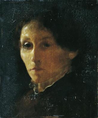Eduard Selzam, Porträtstudie, undatiert, Öl auf Mahagoni, 33 x 27 cm, Belvedere, Wien, Inv.-Nr. ...