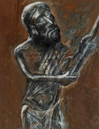 Gerhart Frankl, Adam, 1964–1965, Tempera und Öl auf Leinwand, 91,5 × 71 cm, Schenkung Gerhart F ...