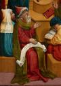 Meister von Schloss Lichtenstein, Der zwölfjährige Jesus im Tempel, um 1445/1450, Malerei auf T ...