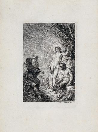 Martin Johann Schmidt, Der Schiedsspruch des Königs Midas zwischen Apoll und Marsyas, 1768, Rad ...