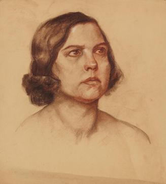 Anny Dollschein, Damenbildnis, Pastell, 41 × 37 cm, Belvedere, Wien, Inv.-Nr. 11046/41