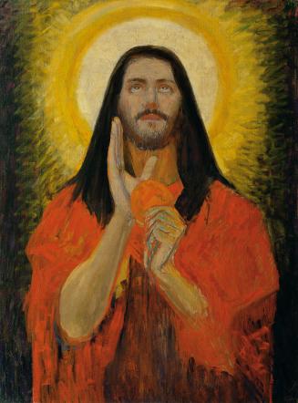 Max Kurzweil, Christus, um 1915, Öl auf Leinwand, 89,5 x 67 cm, Belvedere, Wien, Inv.-Nr. 6211