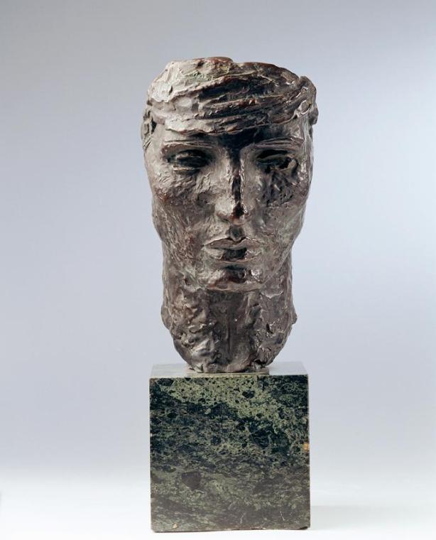 Renée Sintenis, Selbstbildnis, 1923, Bronze, H: 28 cm, Belvedere, Wien, Inv.-Nr. 2458
