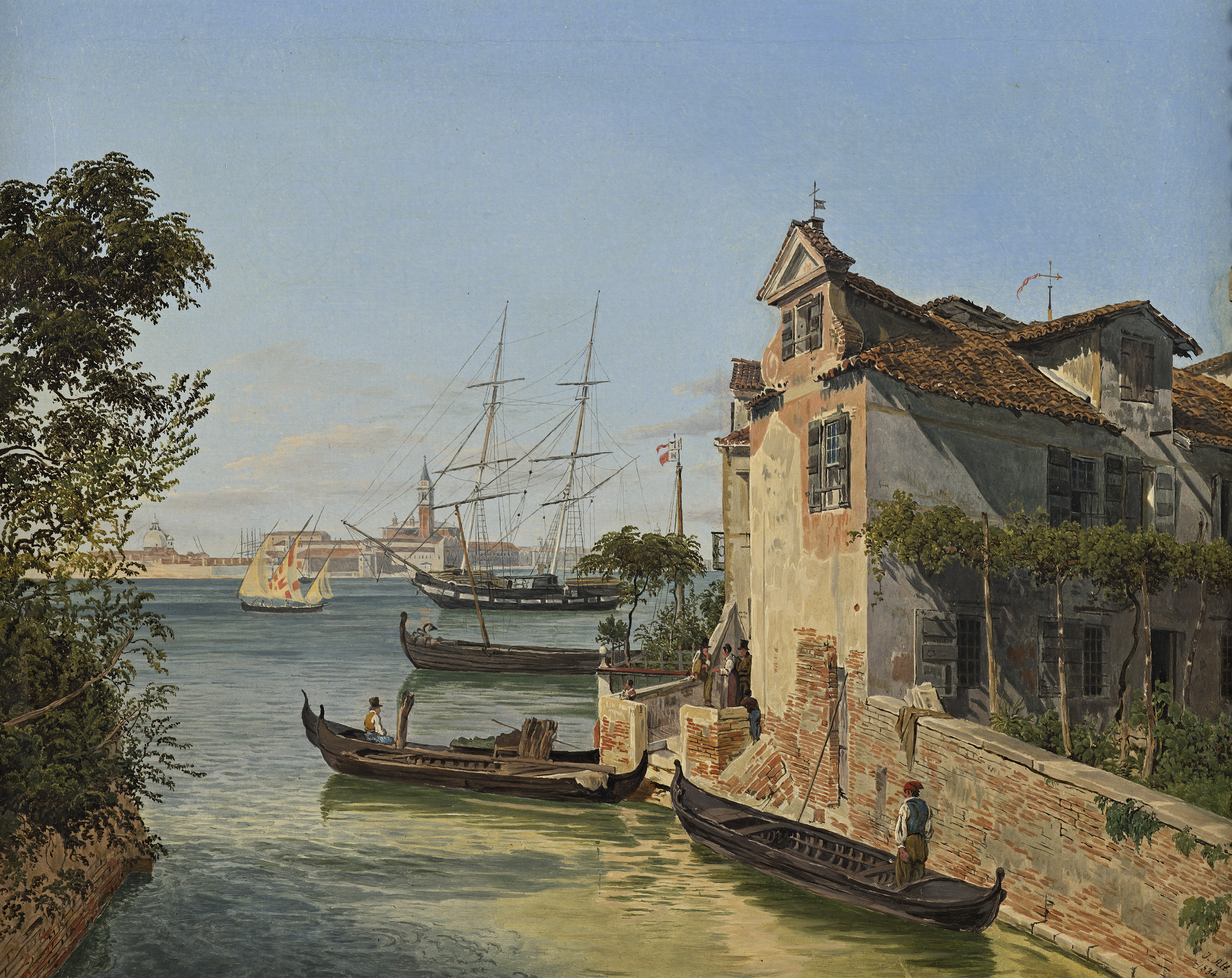 Blick auf San Giorgio Maggiore in Venedig – Alle Werke – Sammlung Online